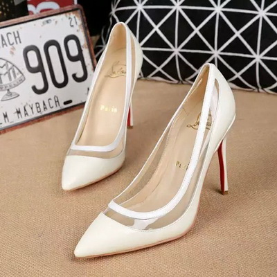 Christian Louboutin Shallow mouth stiletto heel Shoes Women--002